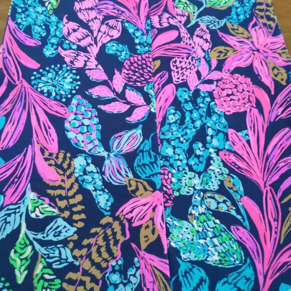 Lili Pulitzer Girls Little Lilly Knit Shift Dress CALYPSO COAST size Large 8-10 - Picture 11 of 11